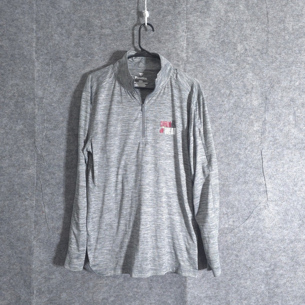 Miami Heat Somos El Heat Pullover Sweatshirt Men Large Long Sleeve Fanatics Gray